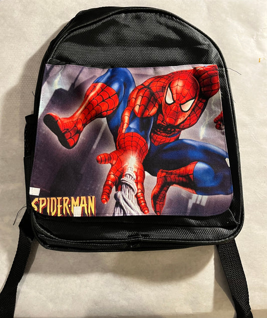 Customize spiderman bookbag