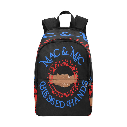 MAC & MIC BLESSED HANDS Fabric Backpack for Adult (Model 1659)