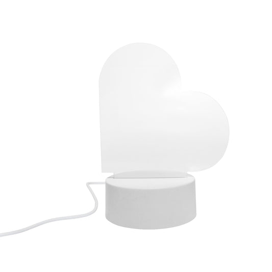 CUSTOMIZABLE Heart-Shaped Photo Lamp - UV Printing